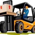 using forklift